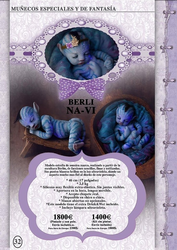 Цена на куклу составляет около 2.000 долларов. Вы можете выбрать мальчика или девочку.