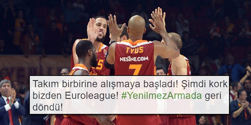 Euroleague'de İlk Galibiyetini Alan Galatasaray'da Taraftarlar Sevindi, Gelecek Maçlar İçin Umutlandı!