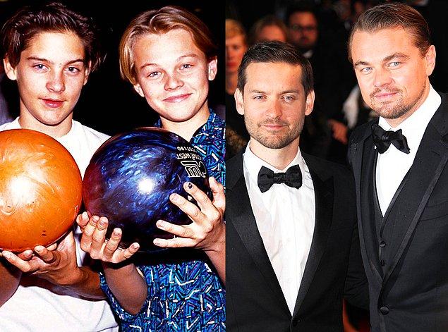 7. Leonardo DiCaprio ve Tobey Maguire çocukluktan beri en yakın arkadaş!