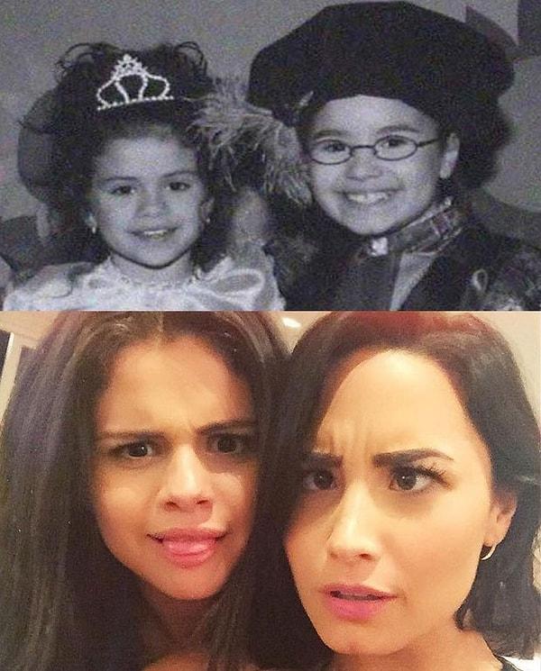 10. Demi Lovato ve Selena Gomez daha Disney yıldızları olmadıkları bir dönemde çok iyi arkadaş olmuşlardı. İkili ilk tanıştıklarında 7 yaşındaydılar.