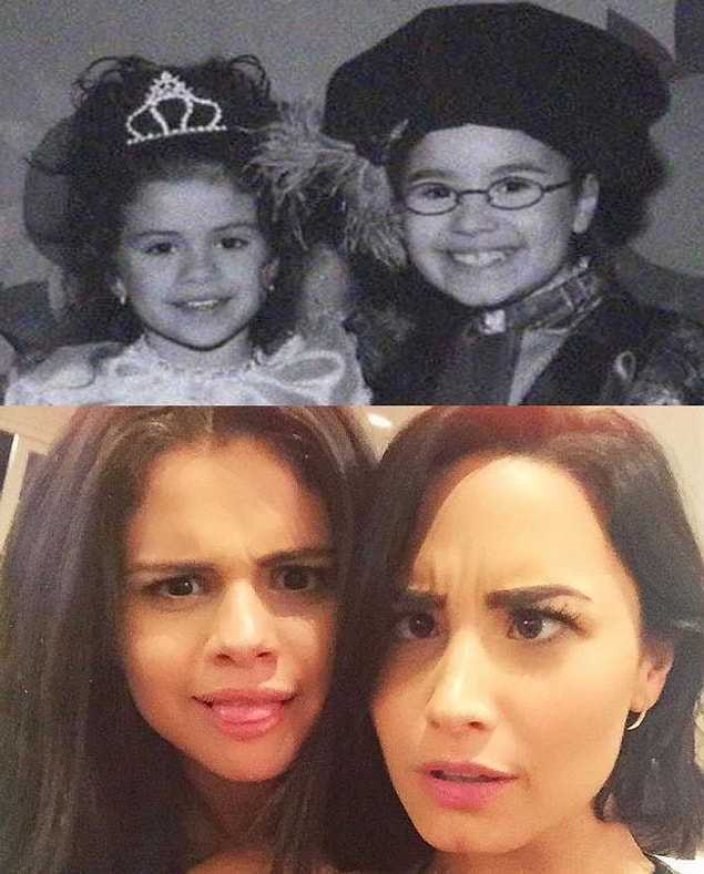 10. Demi Lovato ve Selena Gomez daha Disney yıldızları olmadıkları bir dönemde çok iyi arkadaş olmuşlardı. İkili ilk tanıştıklarında 7 yaşındaydılar.