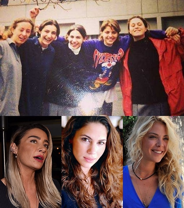 11. Sıla, Zeynep Beşerler ve Esra Eron(ortadaki üçlü) İzmir Tevfik Fikret Lisesi'nde okudular.