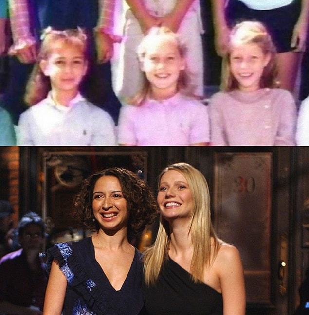 3. Maya Rudolph ve Gwyneth Paltrow'un babaları aynı üniversiteye gitmiş iki yakın arkadaştı.