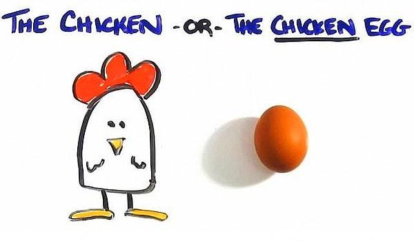 8. Tavuk mu yumurtadan, yumurta mı tavuktan çıkar?