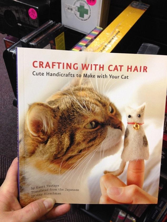 11. A book that teaches how to create stuff from your cat's hair...