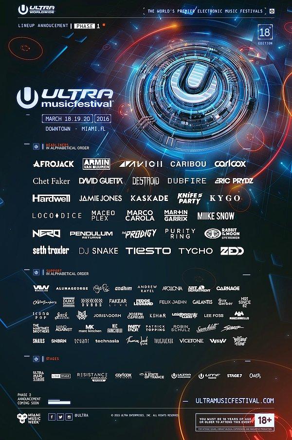 13. Ultra Müzik Festivali gerçekleşti. | Mart 2016