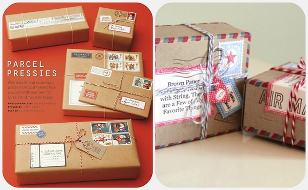 5. Даже тот подарок, который будет вручен в руки или найден пол ёлкой, можно оформить как посылку