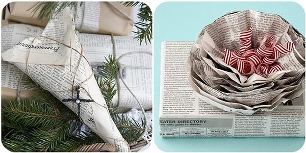 20. Газета - экономный, но не менее стильный вариант