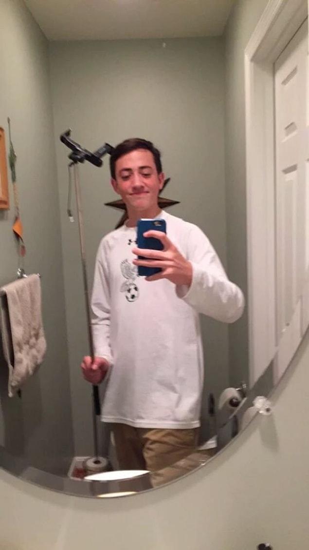 17. When you just want to be a selfie stick rebel.