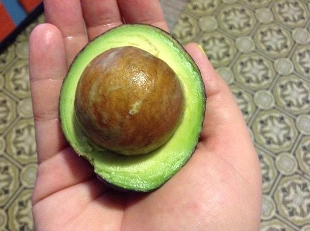 34. This sorry excuse for an avocado.