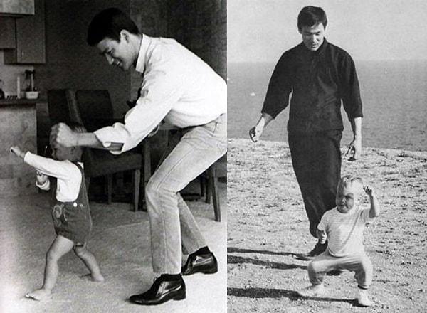 4. Daha önce dövüş filmlerinde oynamasında Bruce Lee'nin de etkisi vardı hiç şüphesiz.
