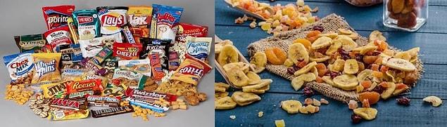 4. Get rid of the junk food: no chocolate, chips, or candies!
