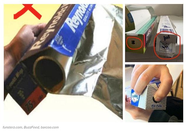 2. You can use the aluminium foil package to tear it off easily?