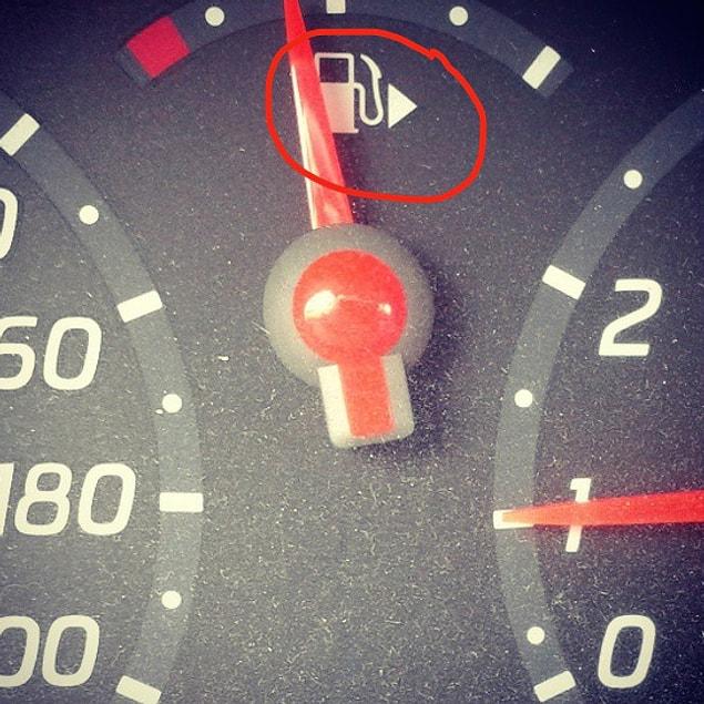 22. You need to get some gas but you can't seem to remember where the gas tank is?