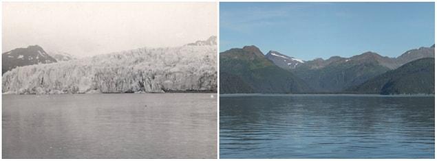 8. McCarty Glacier, Alaska. July, 1909 — August, 2004