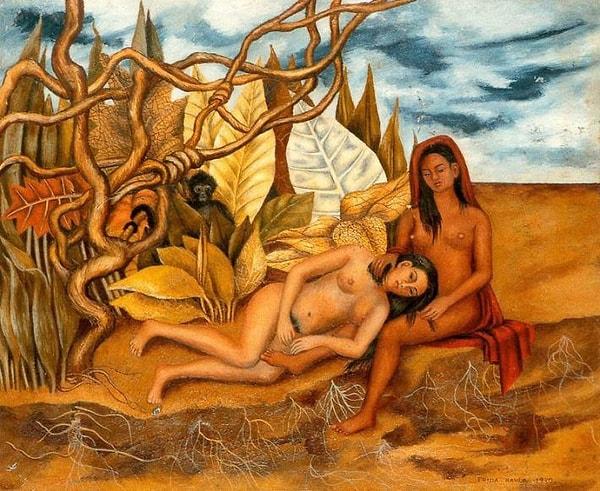 Kahlo'nun 'La Tierra Misma' adlı eseri 8 milyon dolara satılmıştı