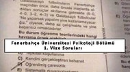 Fenerbahçe Üniversitesi'nin Kurulacak Olmasını Mizahla Harmanlayarak Yorumlayan 13 Kişi