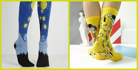 Умопомрачительные носочки, которые понравятся каждому любителю искусства