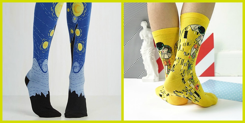 Умопомрачительные носочки, которые понравятся каждому любителю искусства