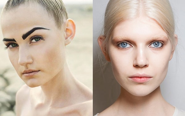 4. Неестественные брови