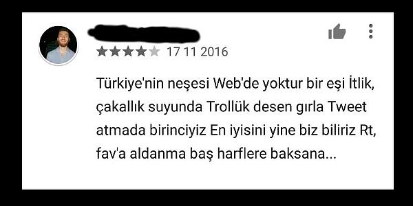 15. Twitter'a akrostiş yazan kafadan istiyoruz😔