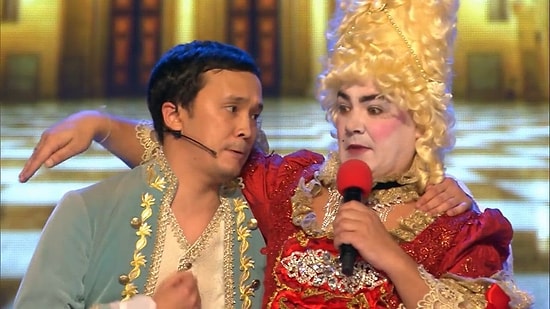 Киргизы жгут на КВН - искрометная сценка про Екатерину II и её фаворита