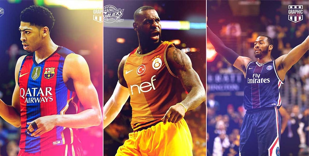 Sporperestler Bunu Sevecek! NBA Takımları, Futbol Takımlarının Formasını Giyseydi Nasıl Olurdu?