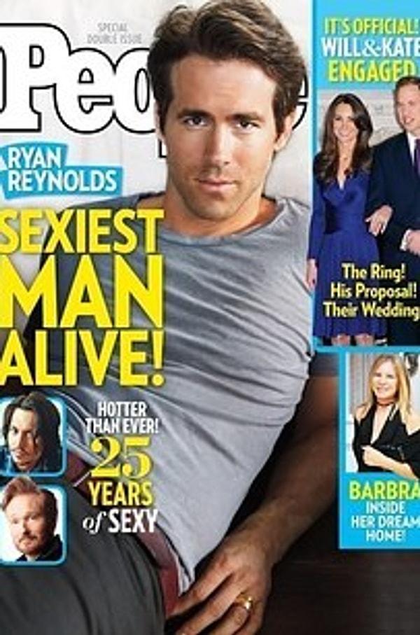 People dergisinin 'Yaşayan En Seksi Erkek' ödülüne layık görülmek oldukça zordur bilirsiniz! Ancak Bradley Cooper, Ryan Reynolds ve David Beckham gibi yüksek çıtalı yakışıklılar bu kapakta olabiliyor.
