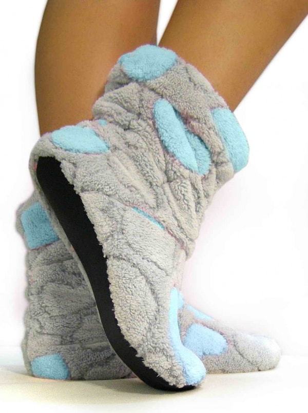 15. Домашние тапочки-сапожки