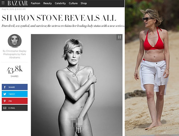 10. Шэрон Стоун