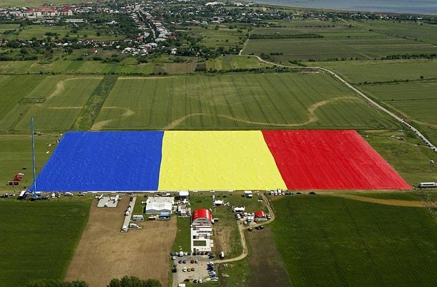 12. The Guinness World Record for the biggest national flag.