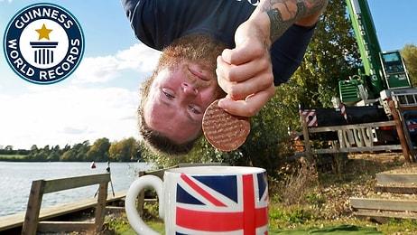 İngiltere'de 73 Metreden Sütlü Çay ve Bisküvi ile Dünya Rekoru