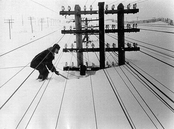 13. А такой была зима в Сибири в 1960 году.