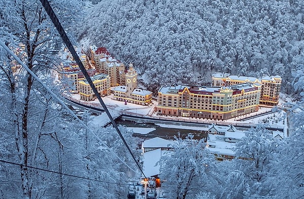 9. Горнолыжный курорт "Роза Хутор", Россия