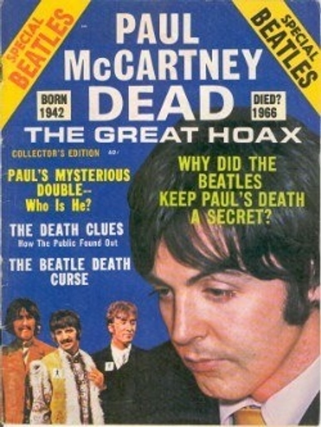 8. Paul McCartney has been dead for years.