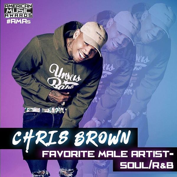 En İyi Erkek Sanatçı/R&B, Soul: Chris Brown