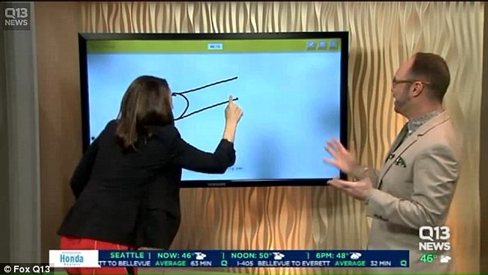 Canlı Yayında Akıllı Dokunmatik Ekrana Penis Çizmeye Çalışan Kadın