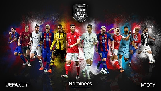 UEFA Yılın 11'i Adaylarını Açıkladı