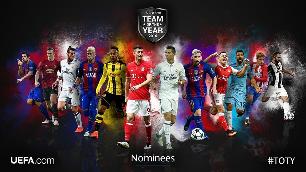 UEFA Yılın 11'i Adaylarını Açıkladı