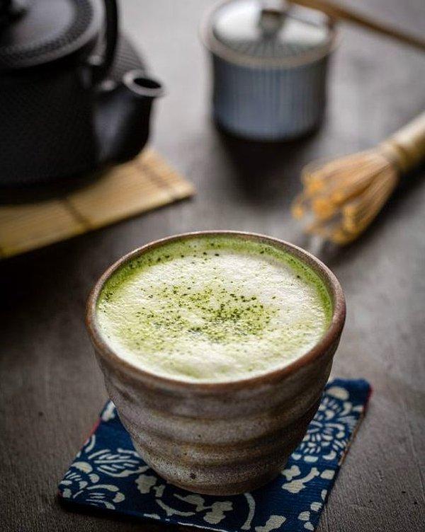 5. Yeşil çaylı latte denemiş miydiniz?