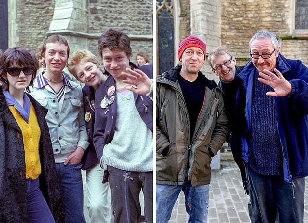 2. 30 years later, Chris wanted to recreate those pictures and found the same people from his photographs...