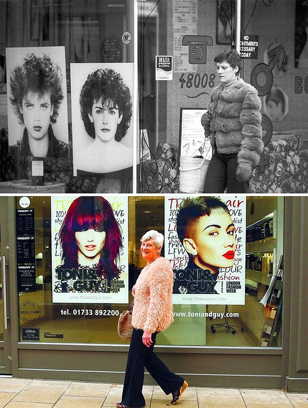 20. Dramatic changes in hairstyles doesn't seem to effect her much...