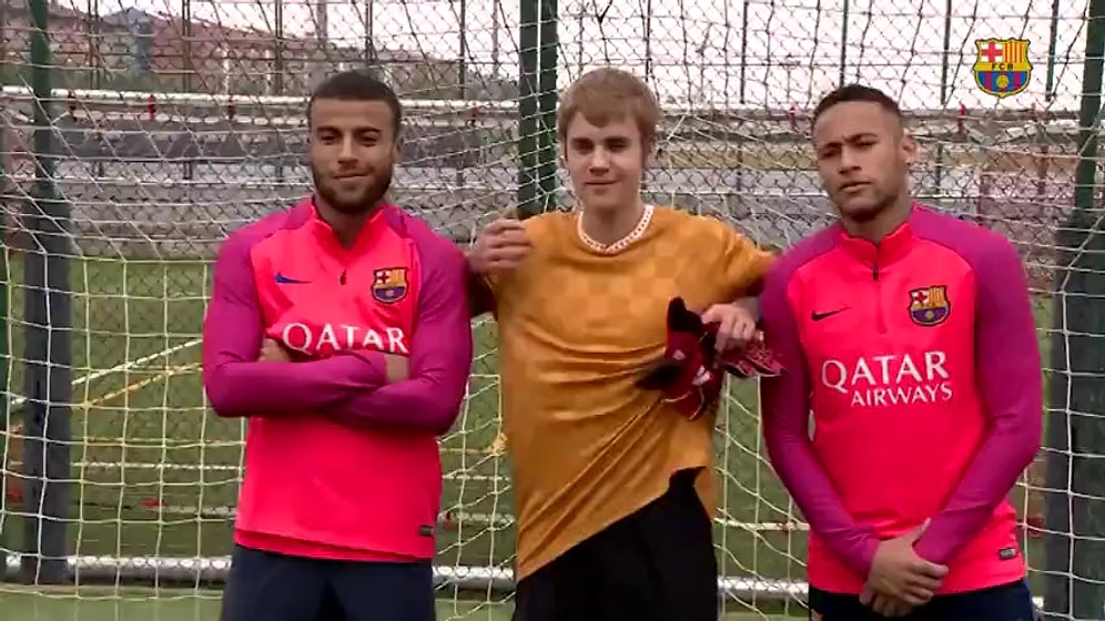 Justin Bieber, Barcelona Antremanında!