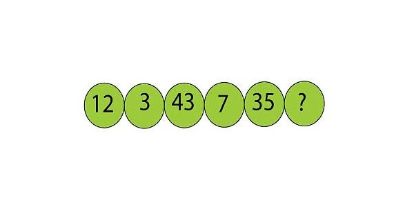 6. ''?'' işareti yerine aşağıdaki sayılardan hangisi gelmelidir?