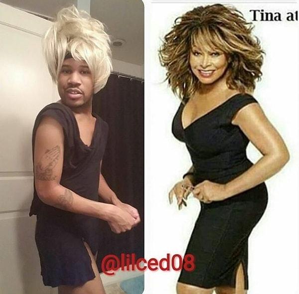 Yok artık! Tina Turner'a bile dönüşebiliyorsa bir insan daha ne olsun.