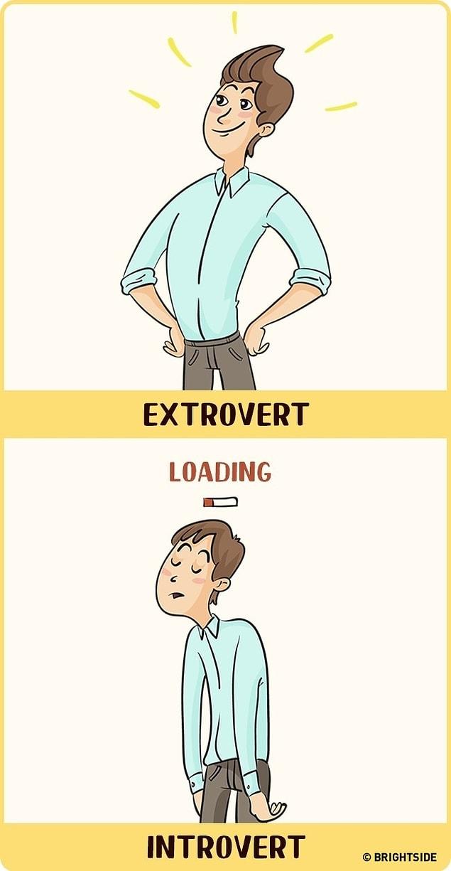 9. Extroverts vs Introverts after a long day