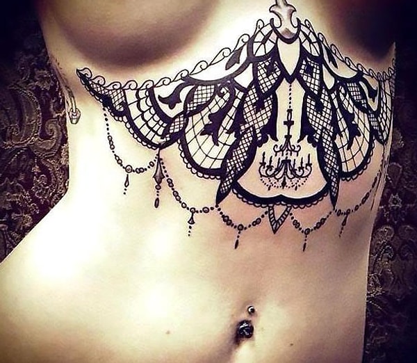 7. Черные кружева