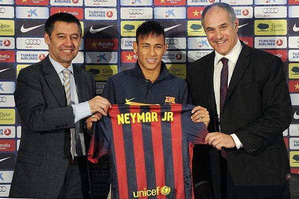 Barcelona, Neymar'ın bonservis bedelini 57 milyon Euro olarak açıklamıştı.