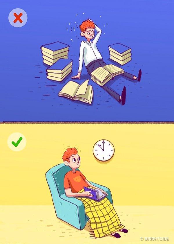 3. Mümkün olduğunca çok kitap okuyun, ama bunu yavaş yavaş yapın!