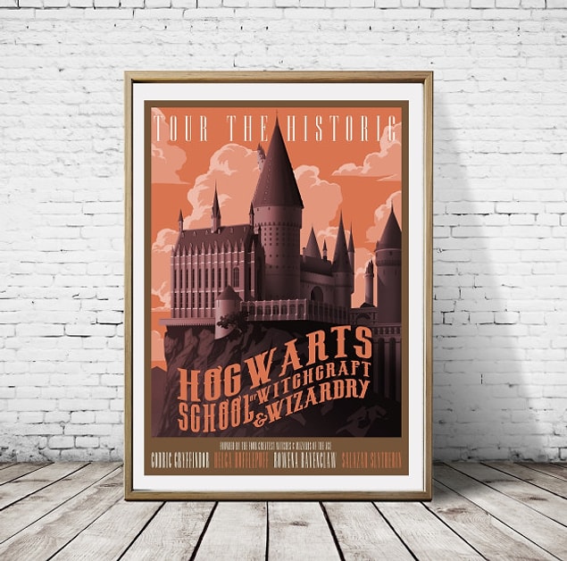 8. Hogwarts tur posteri.